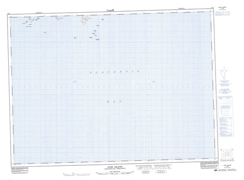 001M02 Jude Island Canadian topographic map, 1:50,000 scale