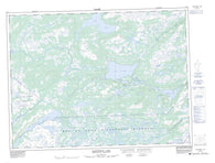 002D07 Kepenkeck Lake Canadian topographic map, 1:50,000 scale