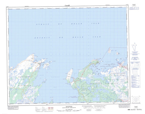 002M12 Raleigh Canadian topographic map, 1:50,000 scale
