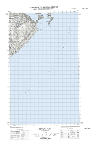 002M13W Chateau Point Canadian topographic map, 1:50,000 scale