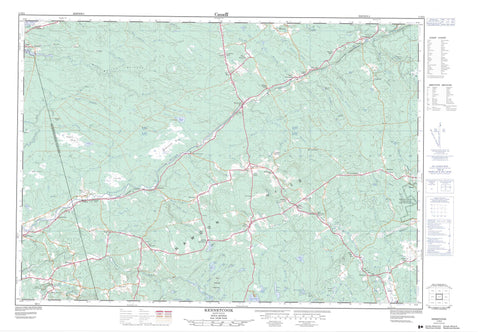011E04 Kennetcook Canadian topographic map, 1:50,000 scale