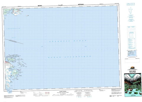 011F07 Cape Canso Canadian topographic map, 1:50,000 scale