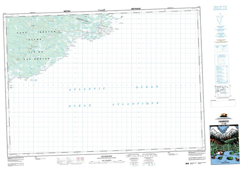 011F09 Framboise Canadian topographic map, 1:50,000 scale