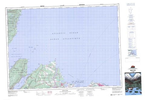 011K08 Bras D Or Canadian topographic map, 1:50,000 scale