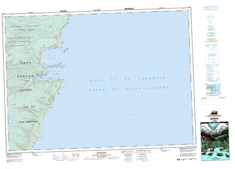 011K09 Ingonish Canadian topographic map, 1:50,000 scale