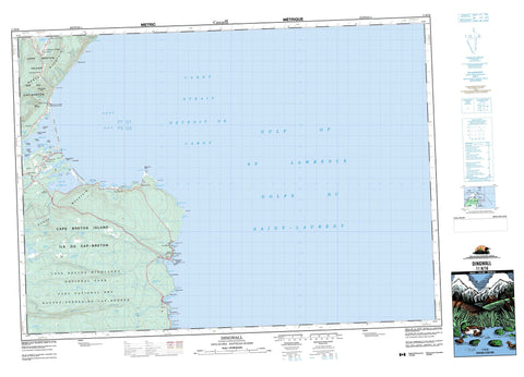 011K16 Dingwall Canadian topographic map, 1:50,000 scale