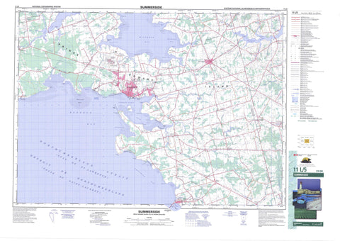 011L05 Summerside Canadian topographic map, 1:50,000 scale