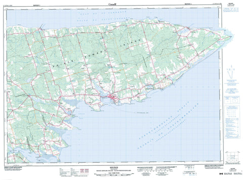 011L08 Souris Canadian topographic map, 1:50,000 scale