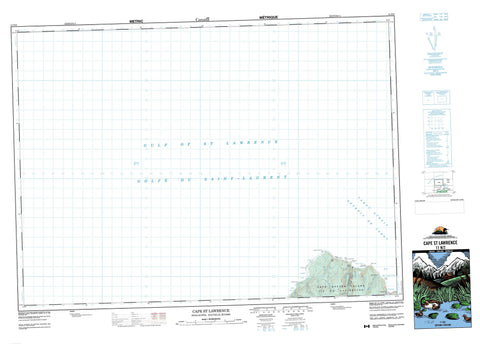 011N02 Cape St Lawrence Canadian topographic map, 1:50,000 scale
