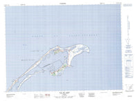 011N12 Ile De L Est Canadian topographic map, 1:50,000 scale