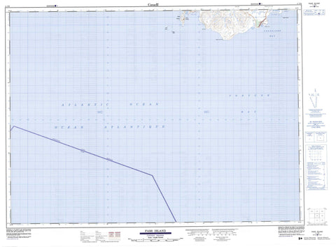 011P08 Pass Island Canadian topographic map, 1:50,000 scale