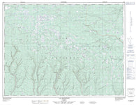 012E07 Lac Rainsford Canadian topographic map, 1:50,000 scale