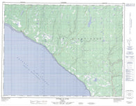 012E12 Riviere Au Fusil Canadian topographic map, 1:50,000 scale