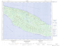 012E Ile D Anticosti Canadian topographic map, 1:250,000 scale