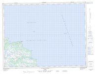 012F05 Cap De La Table Canadian topographic map, 1:50,000 scale