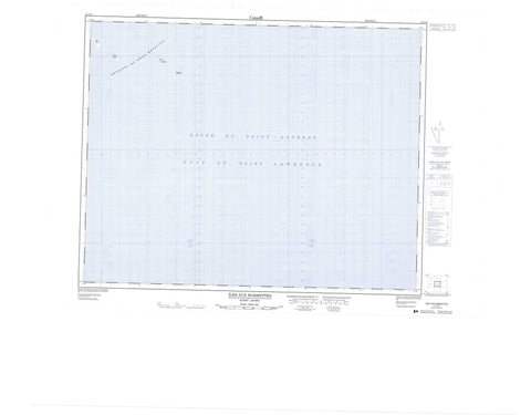 012J10 Iles Aux Marmettes Canadian topographic map, 1:50,000 scale