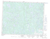 012J13 Lac Nesle Canadian topographic map, 1:50,000 scale