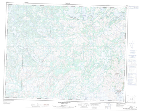 012J14 Baie Des Moutons Canadian topographic map, 1:50,000 scale