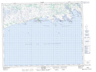 012K03 Kegashka Canadian topographic map, 1:50,000 scale