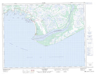 012K04 Natashquan Canadian topographic map, 1:50,000 scale