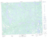 012K09 Lac Wabouchagamou Canadian topographic map, 1:50,000 scale