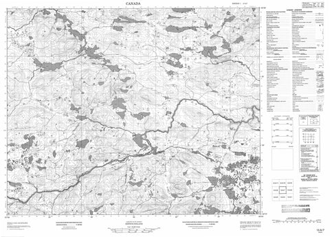 013A07 No Title Canadian topographic map, 1:50,000 scale