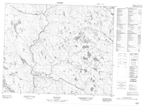 013B06 No Title Canadian topographic map, 1:50,000 scale