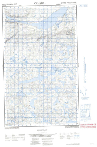 013C14W No Title Canadian topographic map, 1:50,000 scale