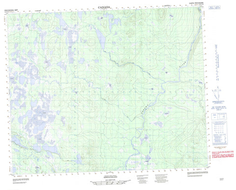 013C16 No Title Canadian topographic map, 1:50,000 scale