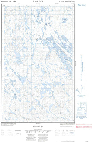 013D14E No Title Canadian topographic map, 1:50,000 scale