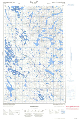 013D15W No Title Canadian topographic map, 1:50,000 scale