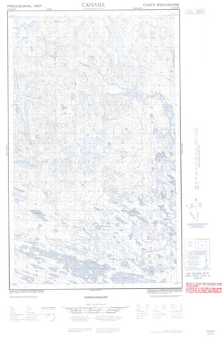013D16W No Title Canadian topographic map, 1:50,000 scale