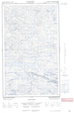 013E09E No Title Canadian topographic map, 1:50,000 scale