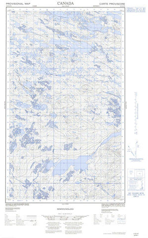 013E11E No Title Canadian topographic map, 1:50,000 scale
