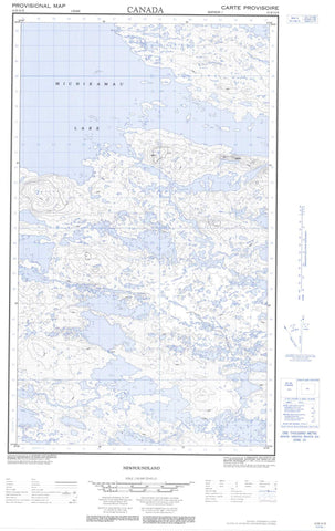 013E13E Mating Lake Canadian topographic map, 1:50,000 scale