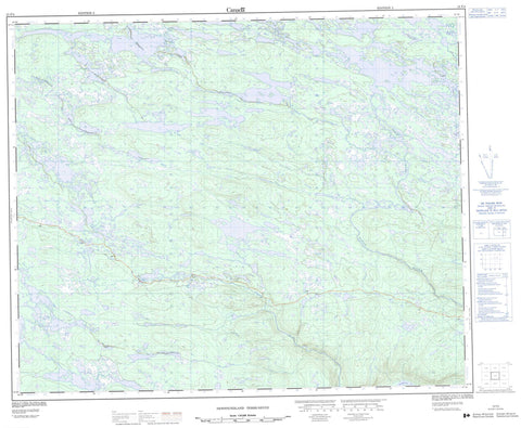 013F04 No Title Canadian topographic map, 1:50,000 scale