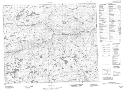 013F11 No Title Canadian topographic map, 1:50,000 scale