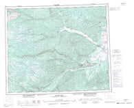 013F Goose Bay Canadian topographic map, 1:250,000 scale