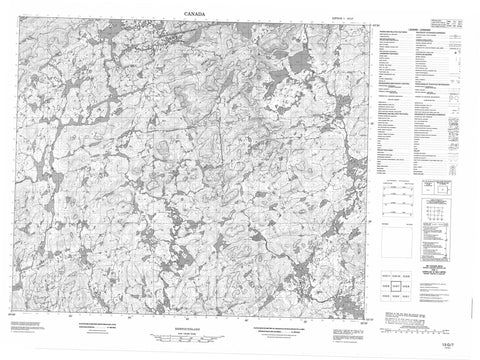 013G07 No Title Canadian topographic map, 1:50,000 scale