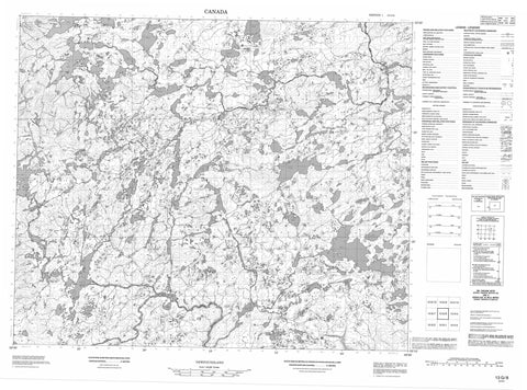 013G08 No Title Canadian topographic map, 1:50,000 scale