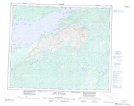 013G Lake Melville Canadian topographic map, 1:250,000 scale
