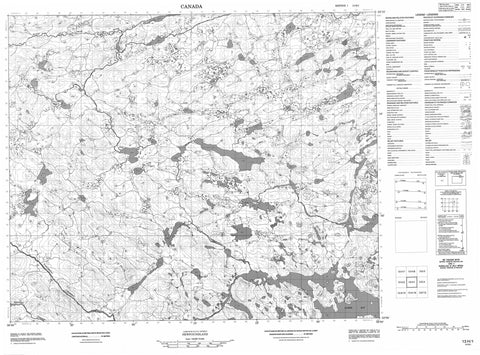 013H01 No Title Canadian topographic map, 1:50,000 scale