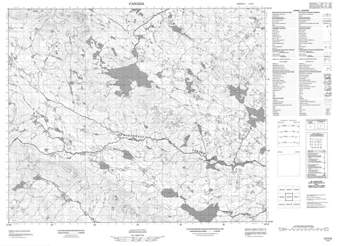 013H02 No Title Canadian topographic map, 1:50,000 scale
