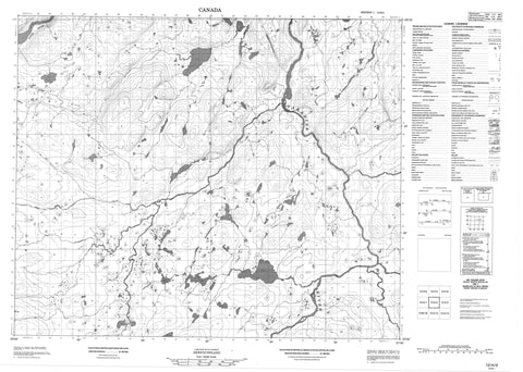 013H04 No Title Canadian topographic map, 1:50,000 scale