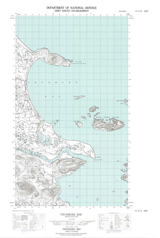 013H14E Trunmore Bay Canadian topographic map, 1:50,000 scale