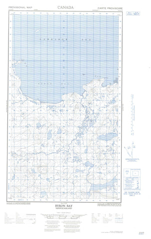 013I12E Byron Bay Canadian topographic map, 1:50,000 scale