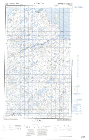 013I12W Byron Bay Canadian topographic map, 1:50,000 scale