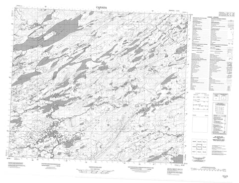 013J05 No Title Canadian topographic map, 1:50,000 scale