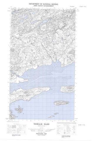 013J08E Ticoralak Island Canadian topographic map, 1:50,000 scale