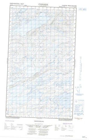 013J12E No Title Canadian topographic map, 1:50,000 scale